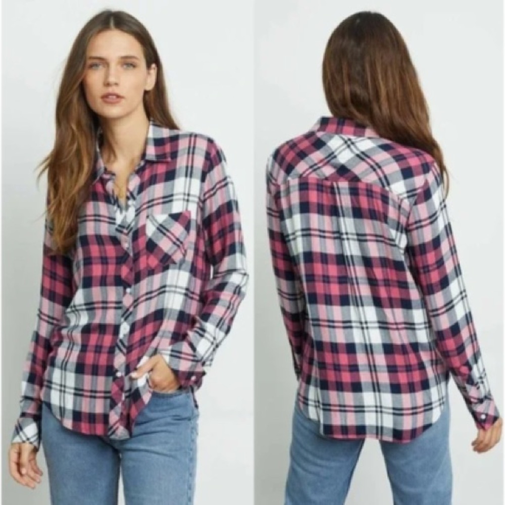 Rails Flannel Button-Up Women's Top